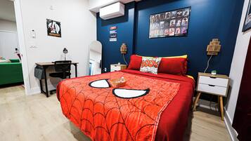 Desk, iron/ironing board, free WiFi, bed sheets