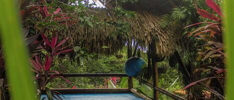 Cabin, 1 Bedroom, Smoking | Garden