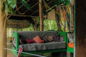 Cabin, 1 Bedroom, Smoking | Living room