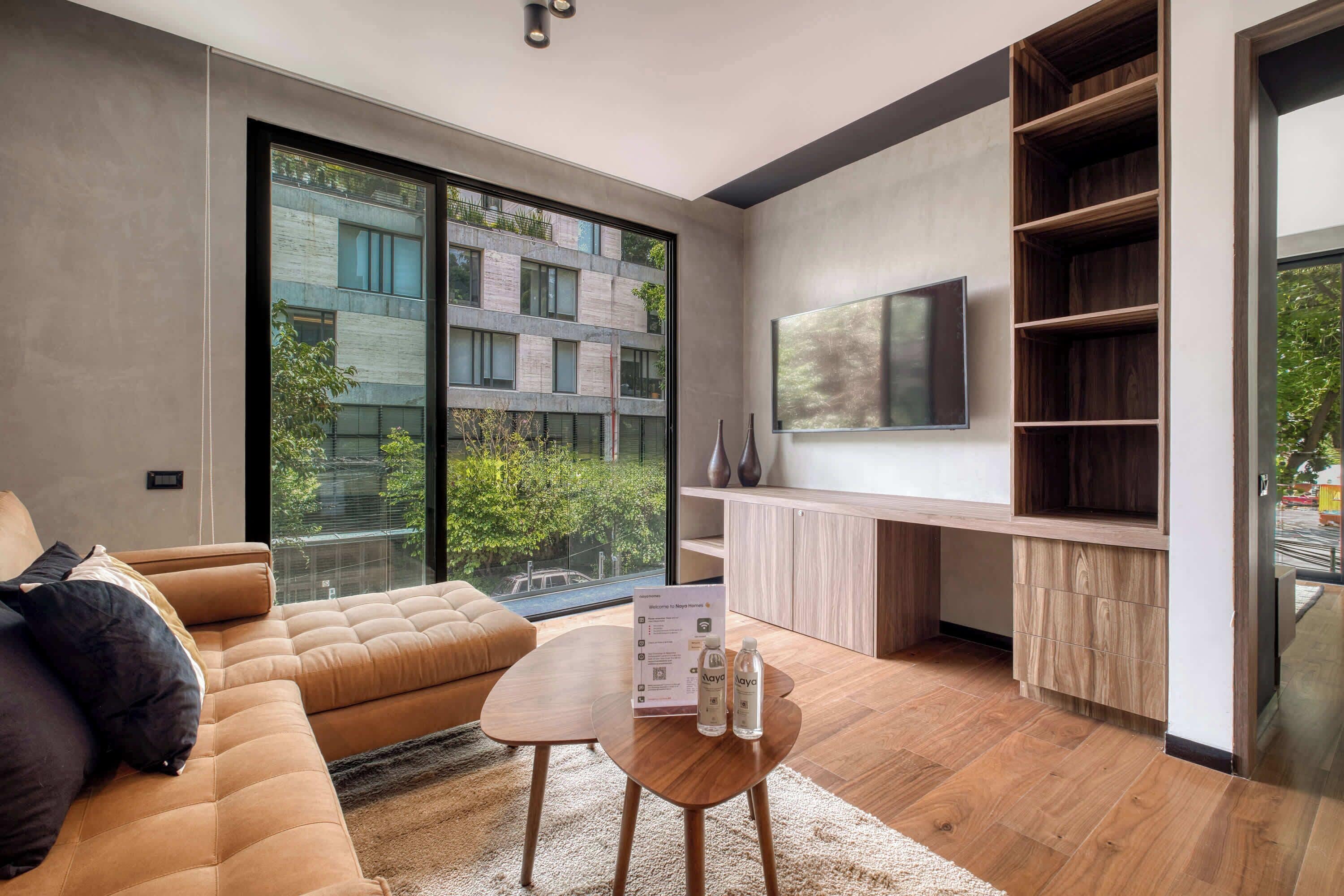 Apartment, 2 Queen Beds, Balcony, City View (Piso Roma 2) | Living area