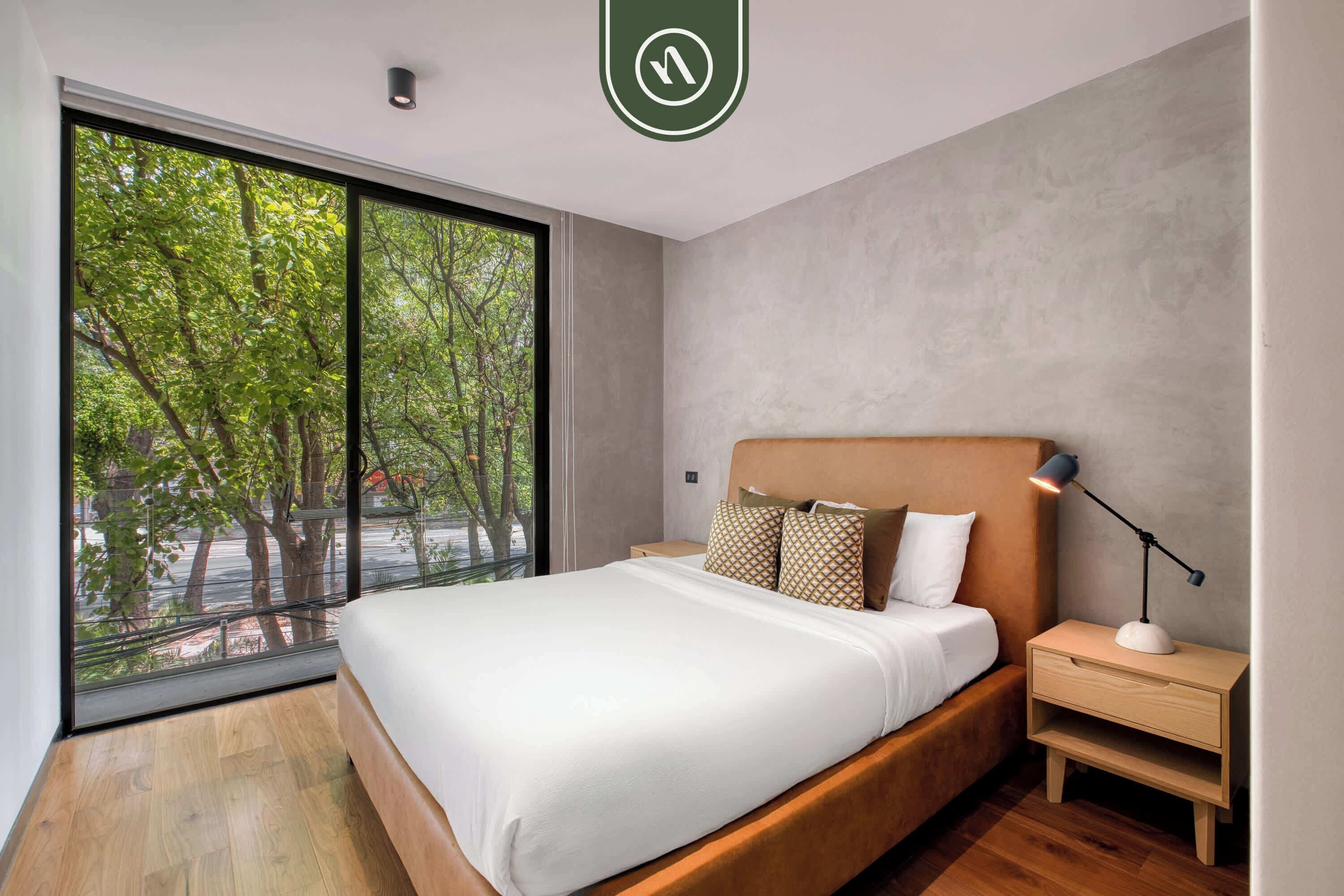 アパートメント クイーンベッド 2 台 バルコニー シティビュー (Piso Roma 2) | 2 室のベッドルーム、客室ごとに異なる装飾、客室ごとに異なるインテリア