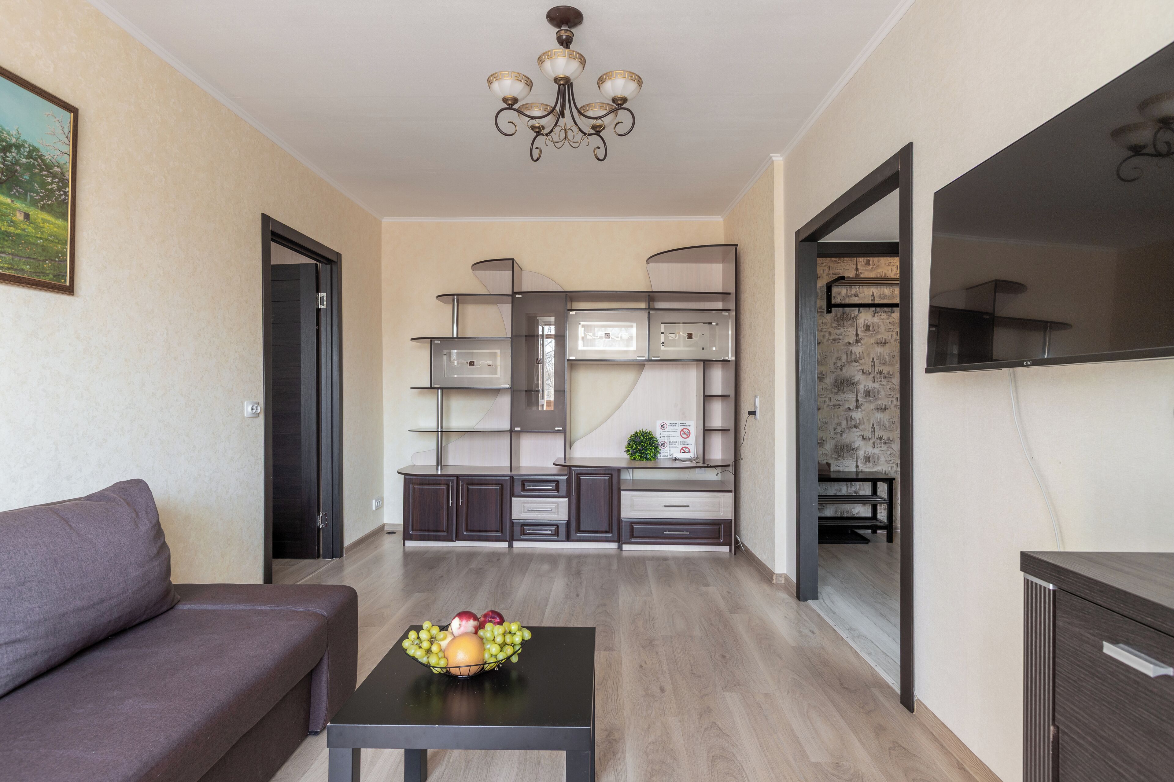 Classic Apartment, Balcony, Courtyard View | Living area | 40-inch LCD TV with digital channels