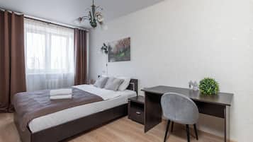 Classic Apartment, Balcony, Courtyard View | Blackout drapes, iron/ironing board, free WiFi