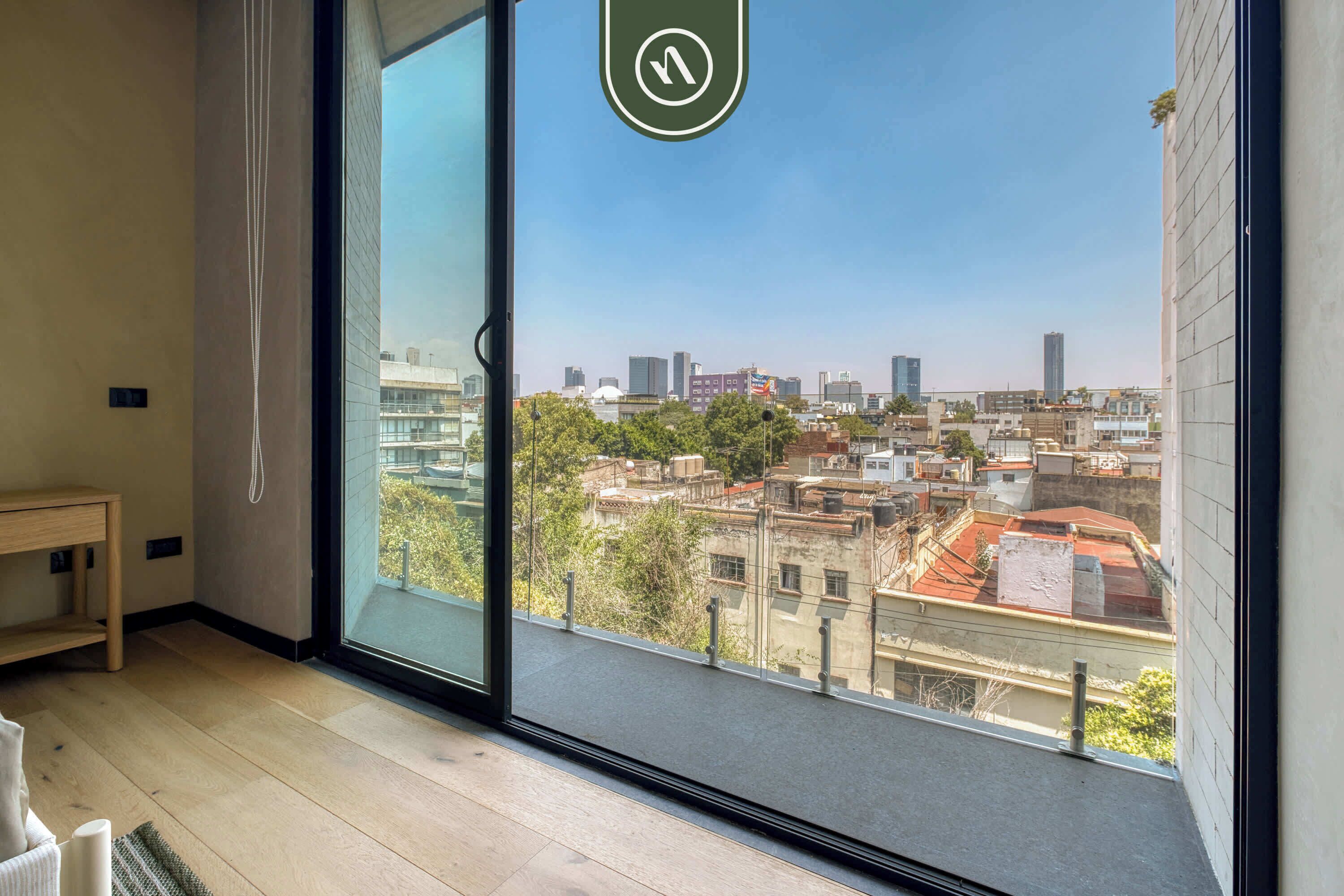 Apartment, 1 King Bed with Sofa bed, Balcony, City View (Piso Roma 7) | View from room