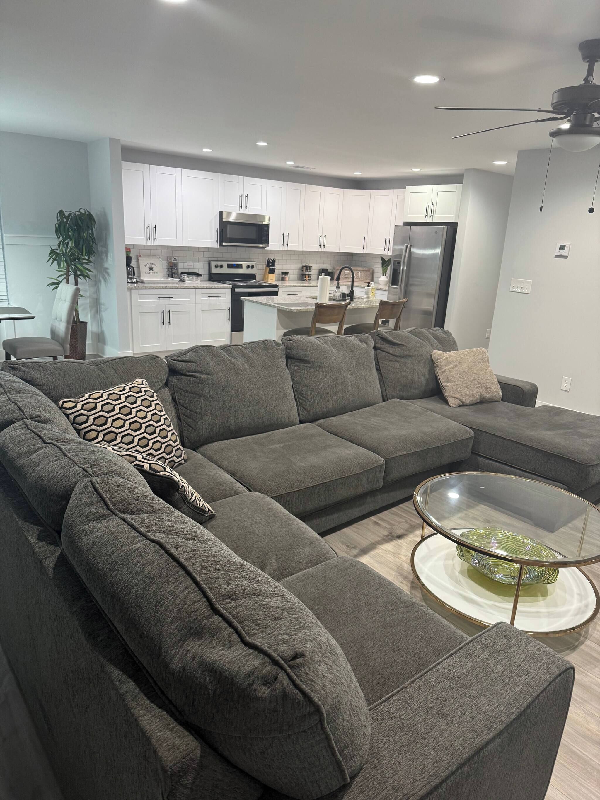 Ferienhaus, 4 Schlafzimmer, Balkon | Wohnbereich