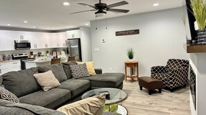 House, 4 Bedrooms, Balcony | Living room - Snellville Retreat - Modern 4 Bedroom Home Sleeps 10 (Snellville)