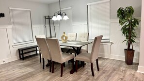 House, 4 Bedrooms, Balcony | Dining - Snellville Retreat - Modern 4 Bedroom Home Sleeps 10 (Snellville)