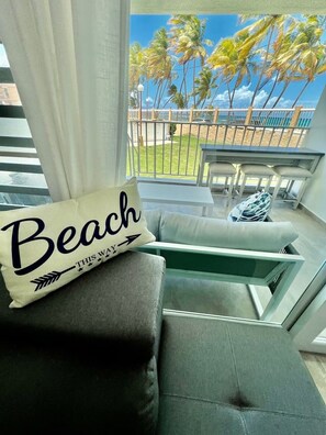 Interior - Beachfront 2-Bedroom Apartment in gorgeous Playa Azul Luquillo with AC and Pool (Luquillo)