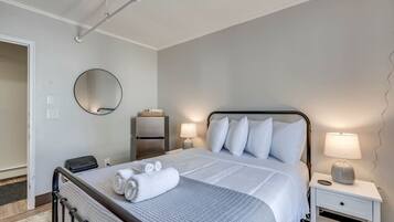 1 makuuhuone, ilmainen Wi-Fi, vuodevaatteet