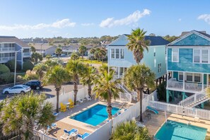 Pool - 5 Bed, Oceanfront, Private Pool, Pet Friendly -  Coastal Comfort (Surfside Beach)