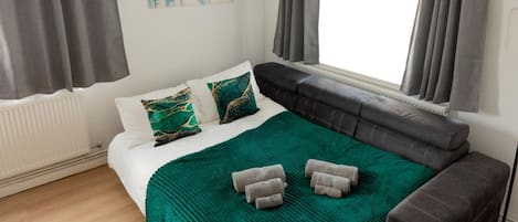 1 間臥室、熨斗/熨衣板、免費無線上網、床單