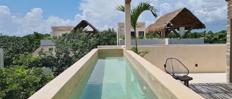 2 albercas al aire libre