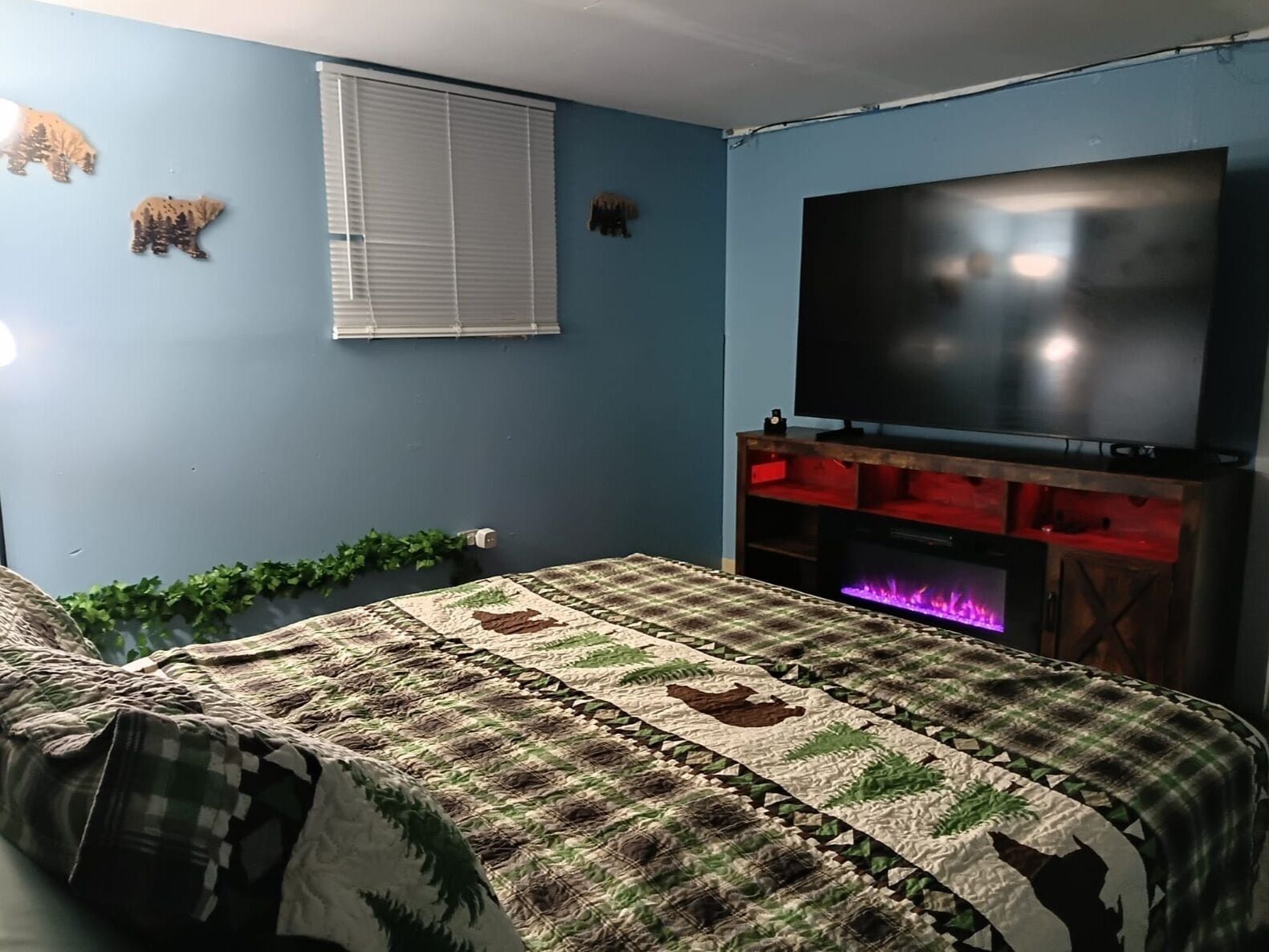 1 slaapkamer, een bureau, gratis wifi, beddengoed