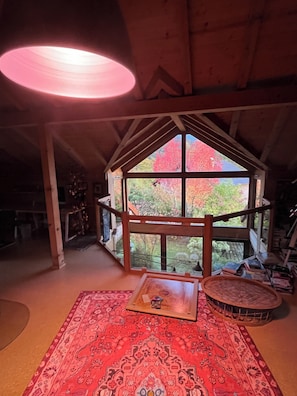 Interior - Bioclimatic chalet with yurt and Nordic bath in the mountains (Le Ménil)