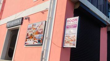 Fassade der Unterkunft