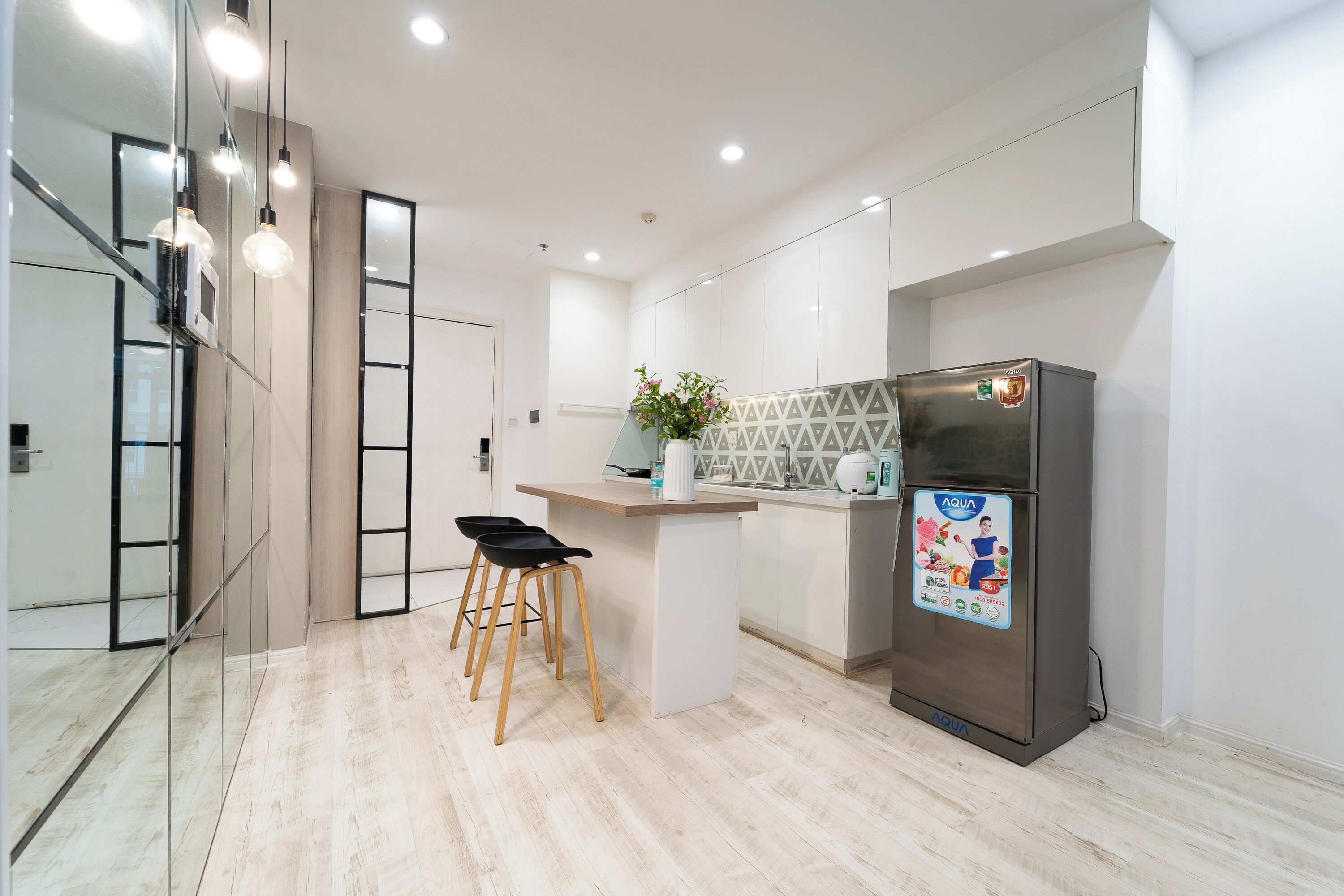 Appartement Affaires, balcon, vue ville