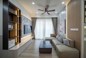 Appartement Ville, 2 chambres, balcon, vue ville