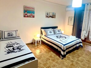 2 chambres, fer et planche à repasser, Wi-Fi, draps fournis