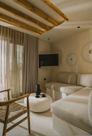 Villa | Living area - Orizontas Suites 2 Syvota (Igoumenitsa)