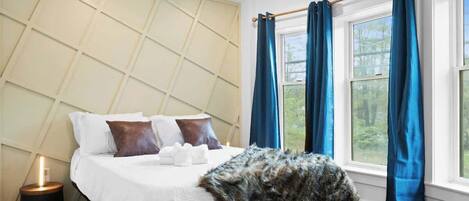 3 soverom, strykejern/-brett, reiseseng for barn og wi-fi