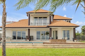 Exterior - Space Coast Luxury Estate with Heated Infinity Pool, Hot Tub & Fitness Center (Titusville)