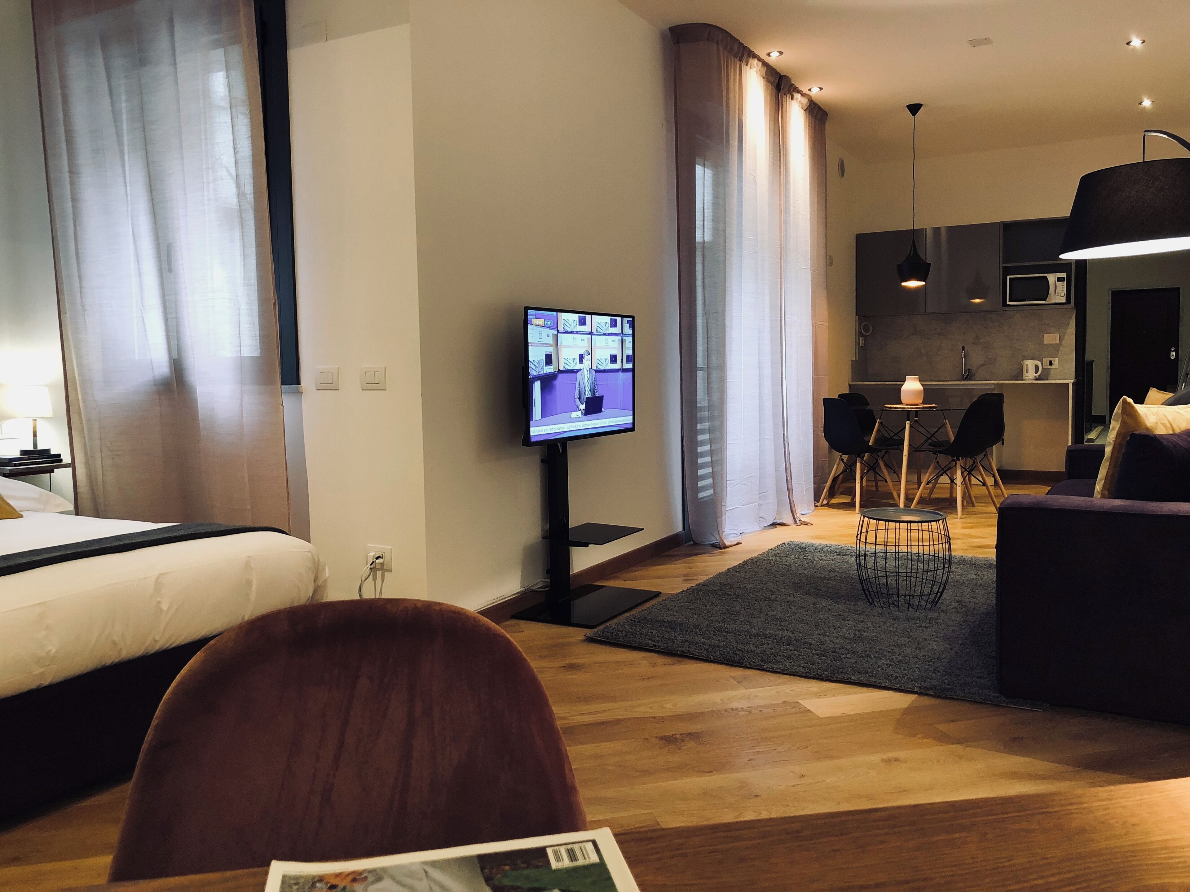 Chambres insonorisées, fer et planche à repasser, Wi-Fi gratuit