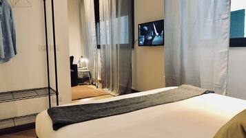 Soundproofing, iron/ironing board, free WiFi