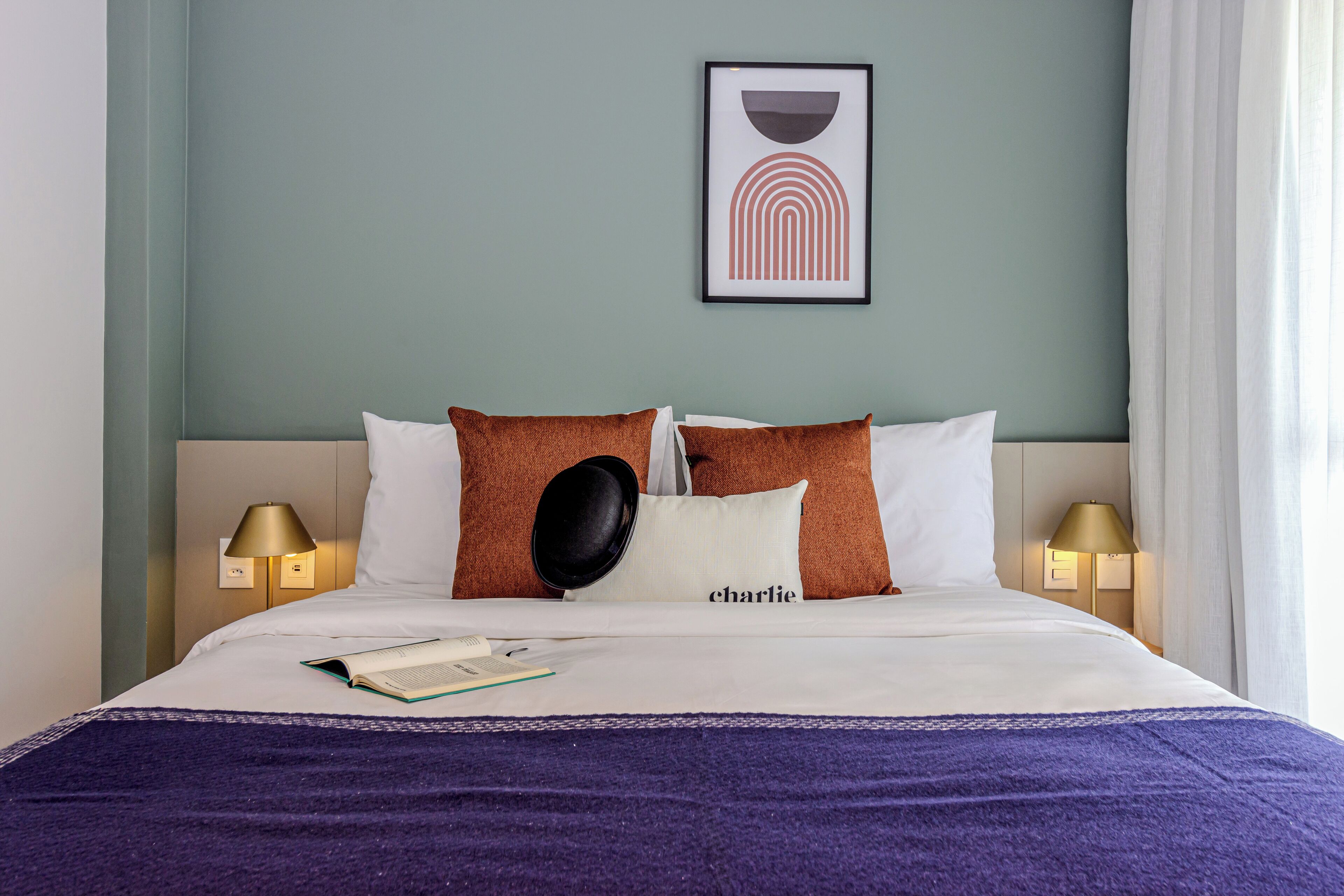 Apartamento 1 Dorm Standard Casal NR | Ropa de cama hipoalergénica y decoración personalizada 