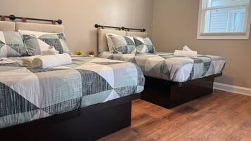 3 bedrooms, iron/ironing board, travel crib, WiFi