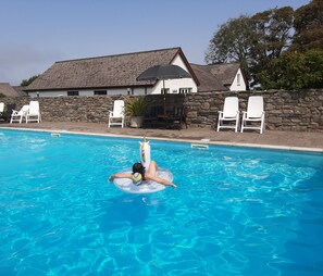 Una piscina climatizada