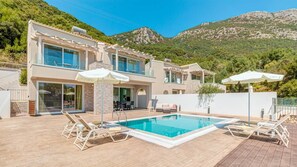Pool - Villa Stavroula - Two Bedroom Villa, Sleeps 4 (Mparmpati)