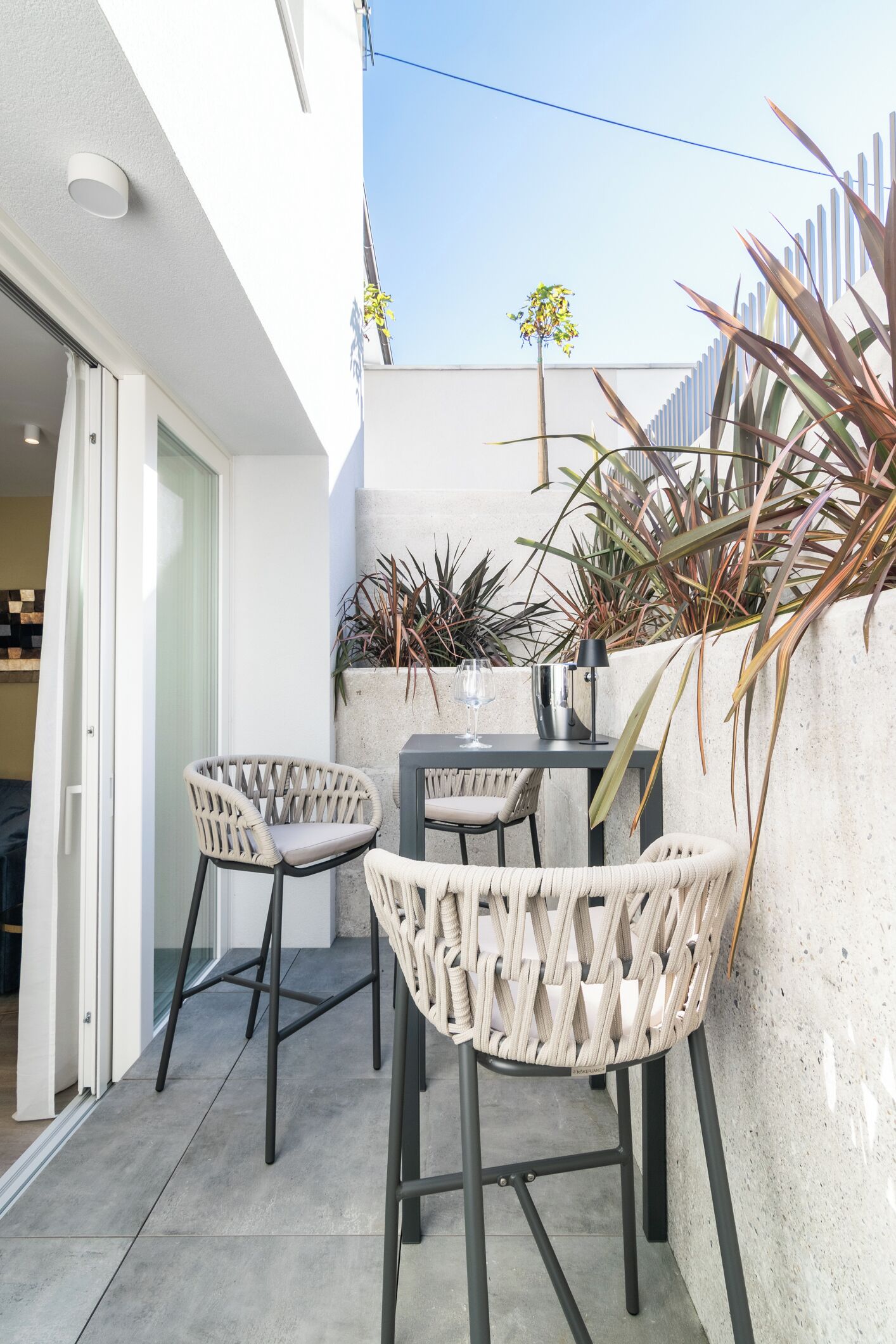 Deluxe-suite - køkken | Terrasse/gårdhave