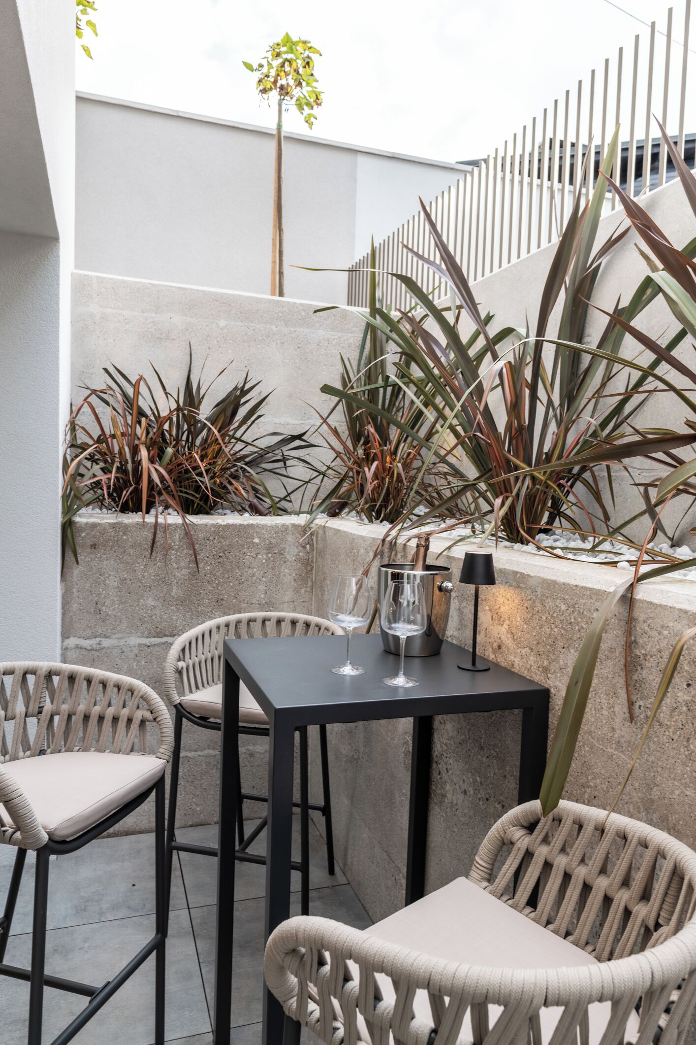 Suite – deluxe, kjøkken | Terrasse/patio