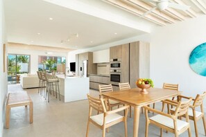 Dining - 2 Units | South Bank Stay | Waterfront Villa w/ Dock Access for Kayaks & Boats (Long Bay Hills)