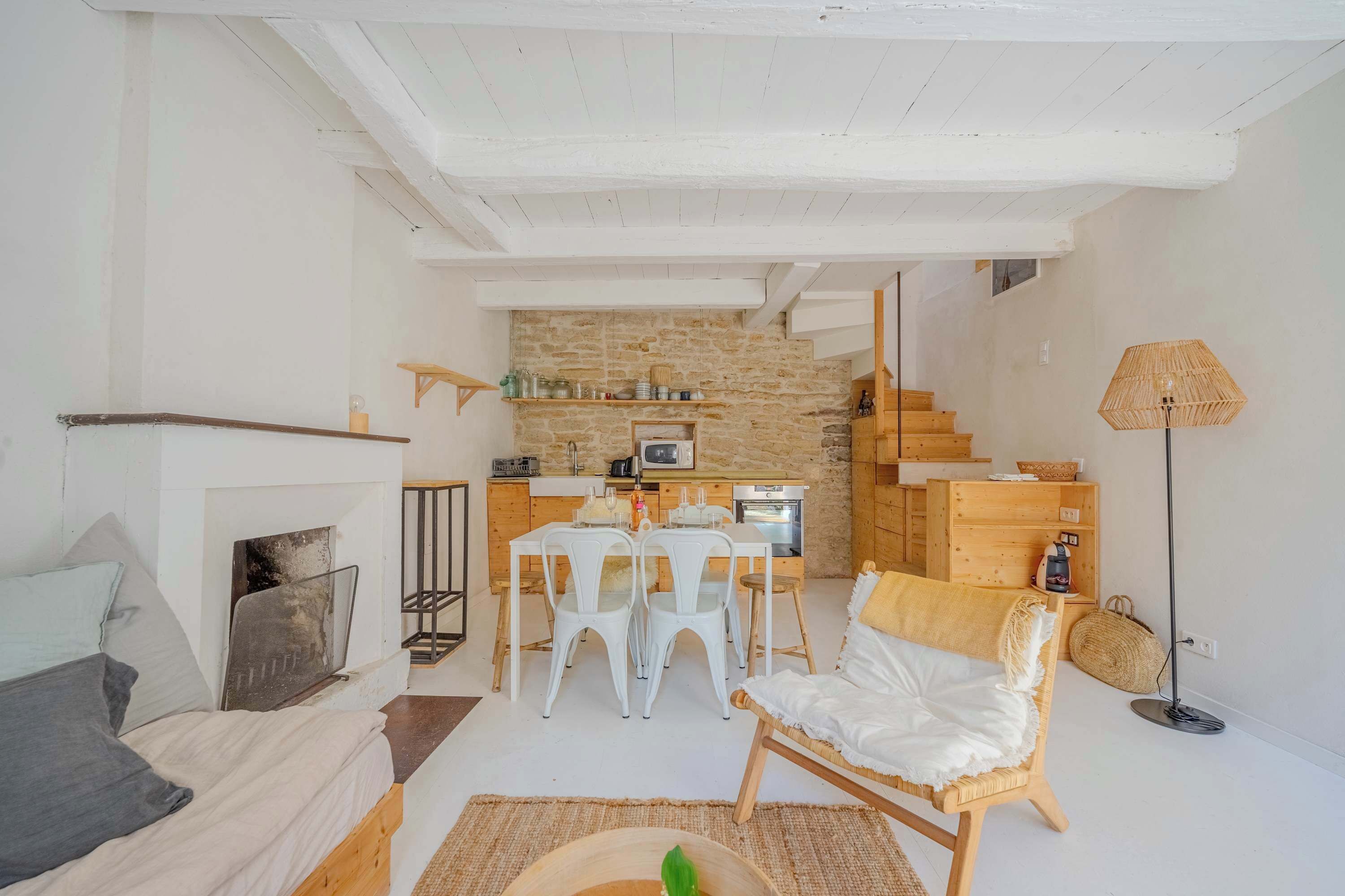 Fireplace, offices