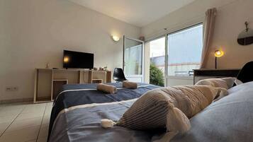 1 quarto, berço de viagem, Wi-Fi, roupa de cama