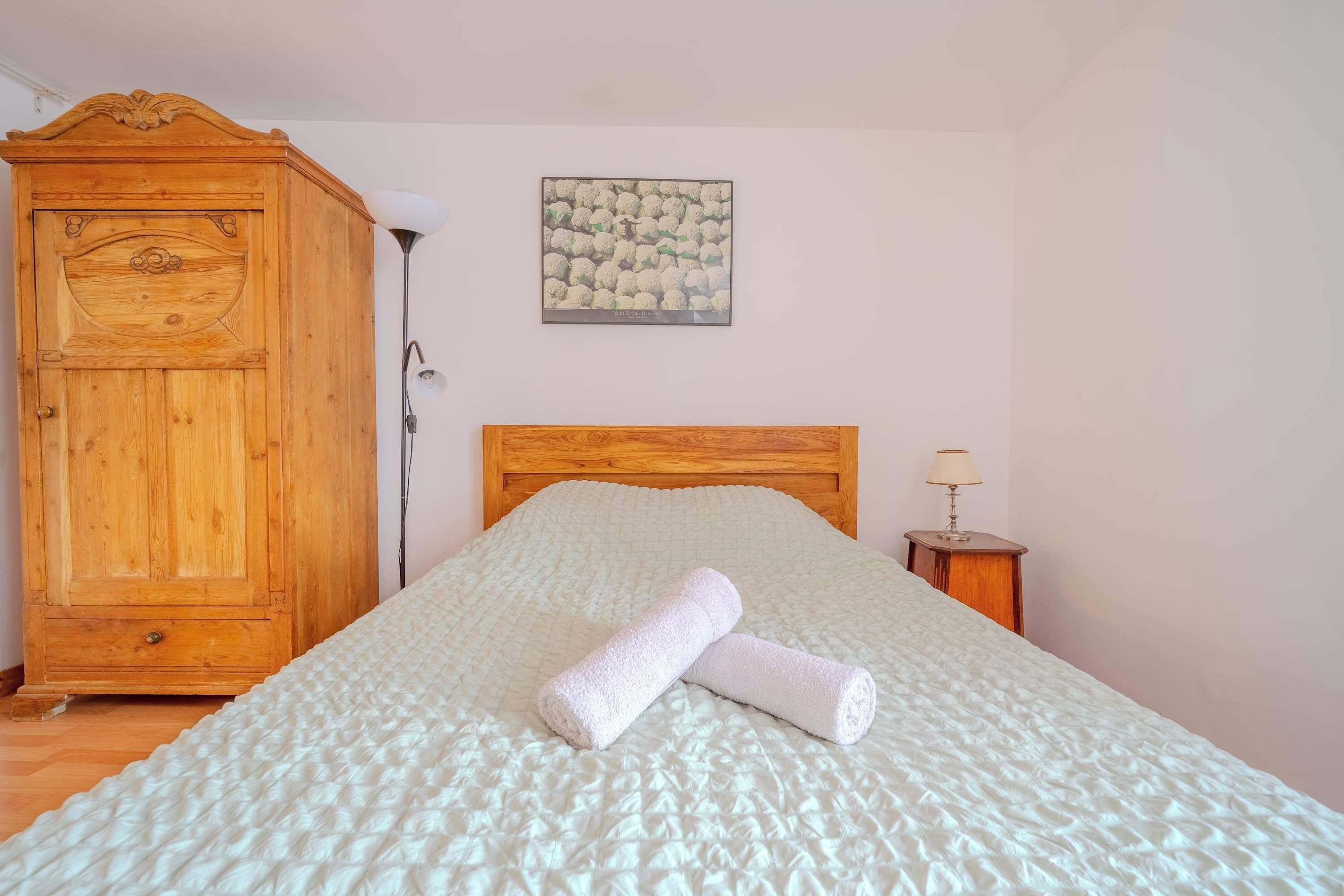 1 soverom og sengetøy