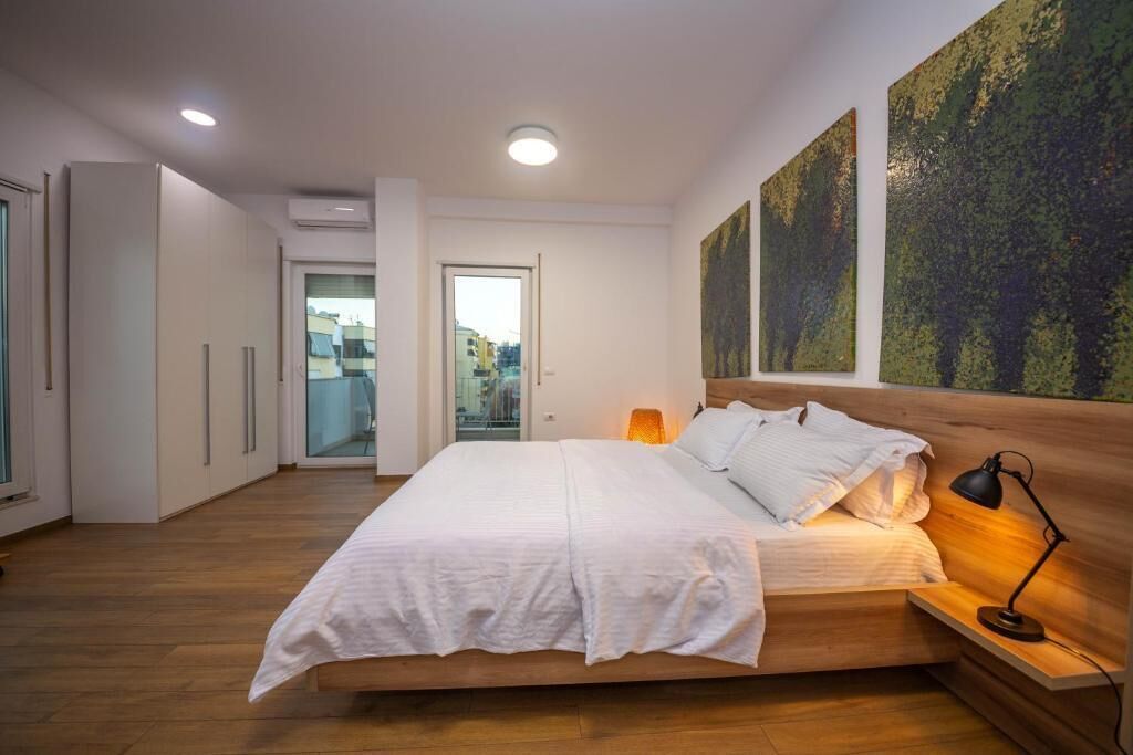 Apartment, 2 Bedrooms, Balcony, City View | Desk, blackout drapes, iron/ironing board, free WiFi