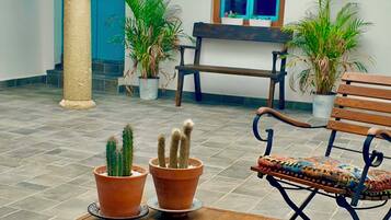 Deluxe Apartment, Courtyard View | Terrace/patio