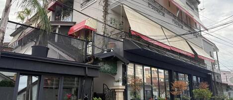 Façade de l’hébergement