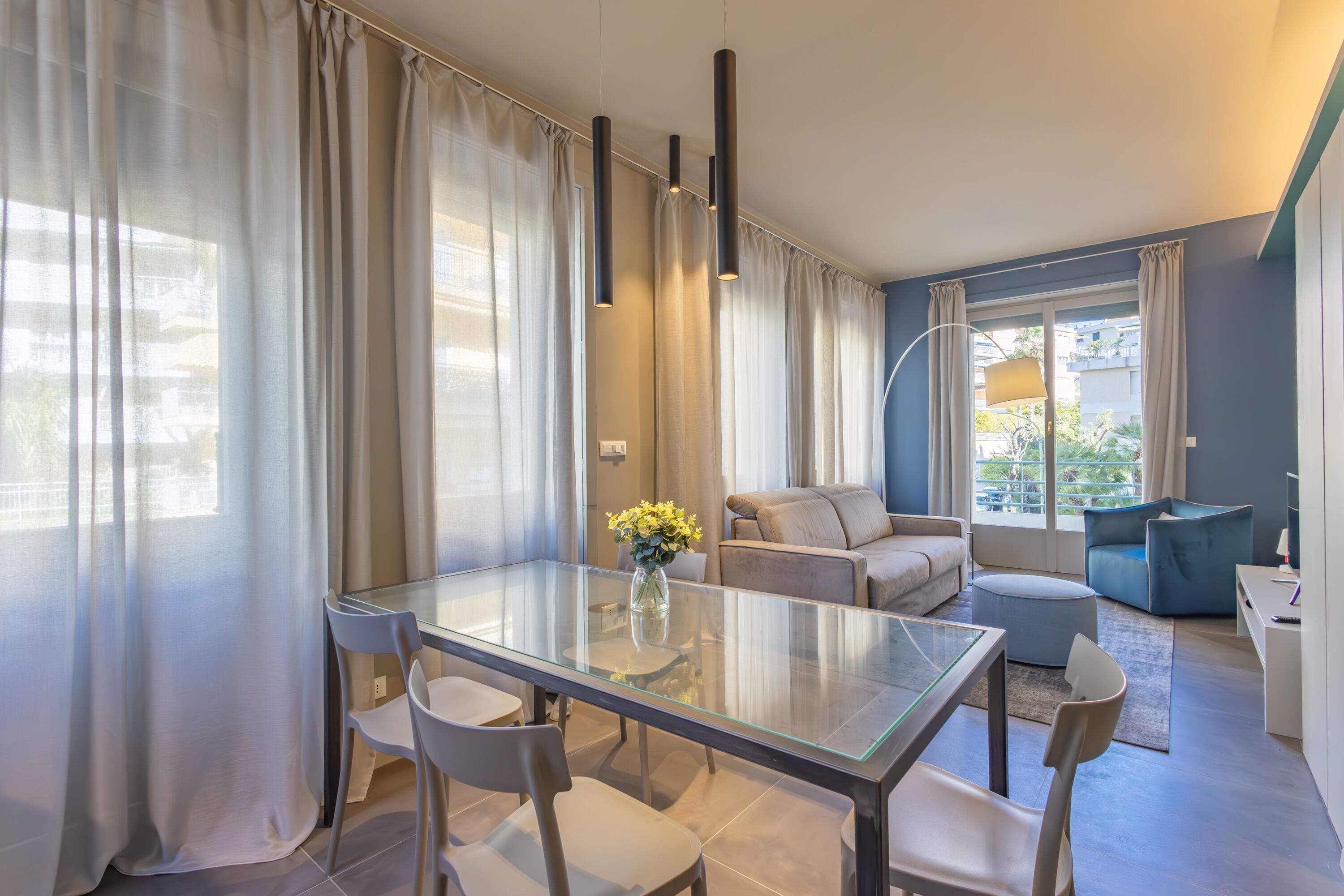 Appartement, 1 grand lit et 1 canapé-lit, balcon | Salle à manger