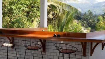 Blick von der Unterkunft