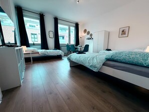 3 dormitorios, tabla de planchar con plancha, wifi y ropa de cama