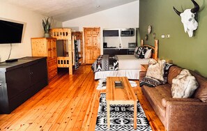 Superior Studio | Living area - Cow Lake Store and Resort (rocky mountain house)