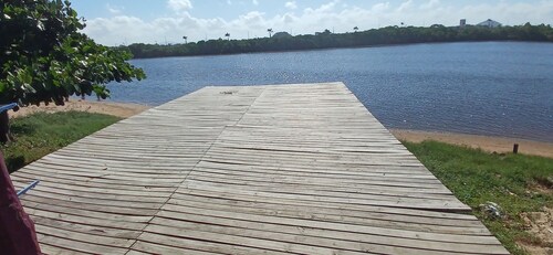 Fresh breeze.  In front of the sea