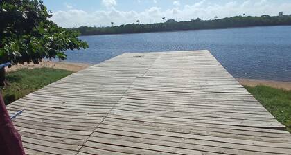 Fresh breeze. In front of the sea