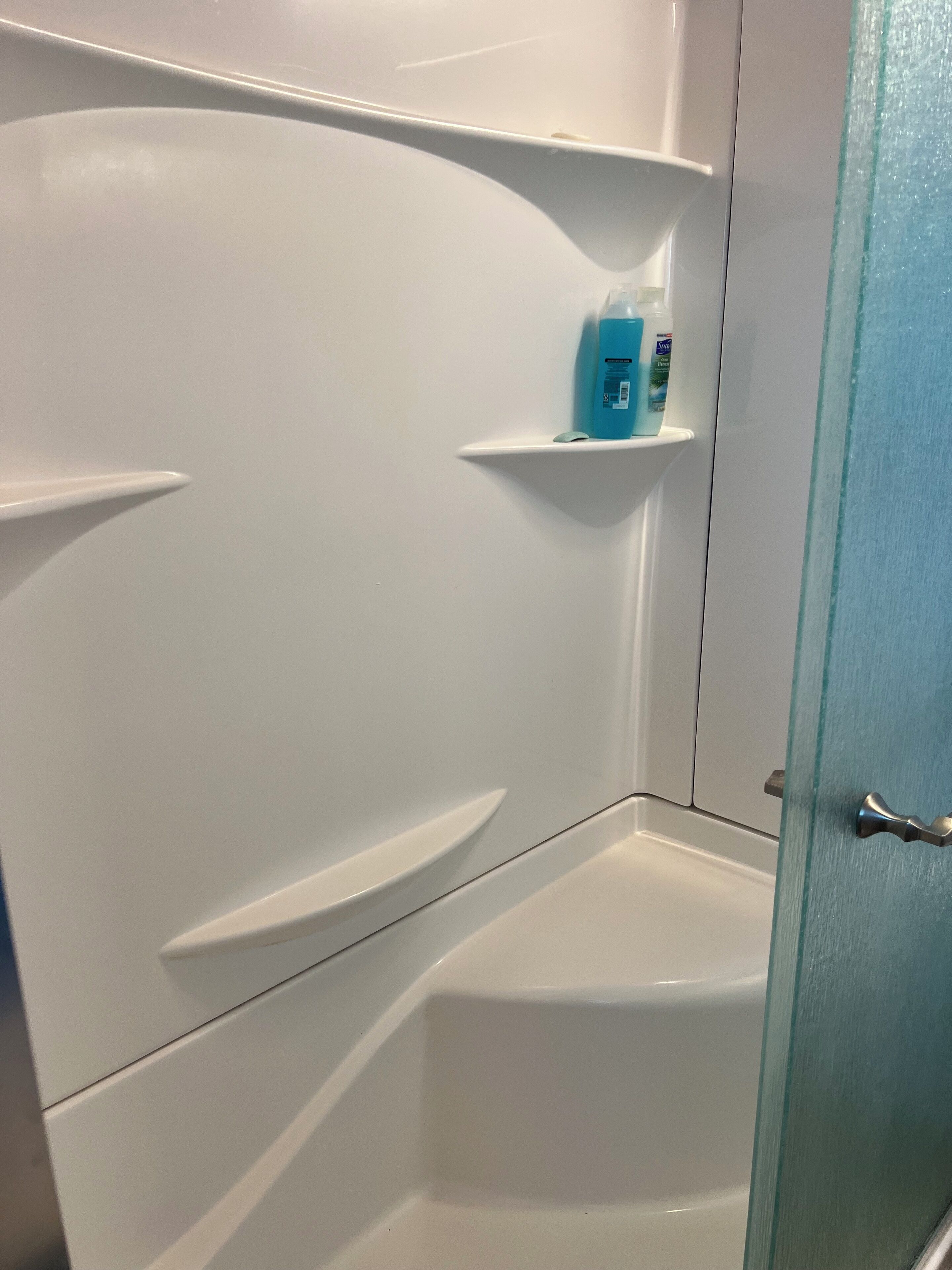 seat in the shower