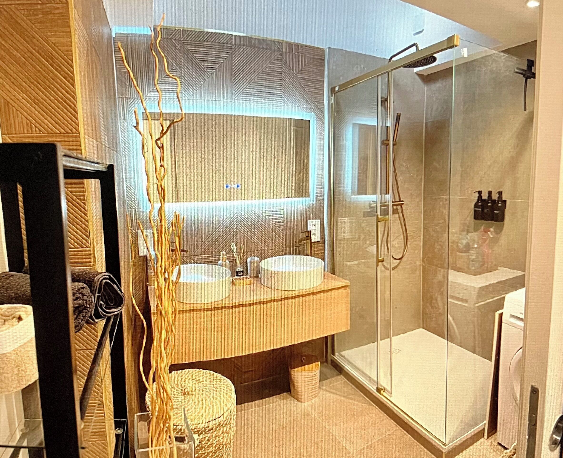Towels, soap, toilet paper
