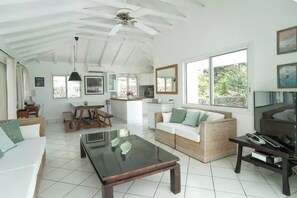 Living area - Villa Les Lataniers (W582+QP6 Gustavia, St Barthélemy)