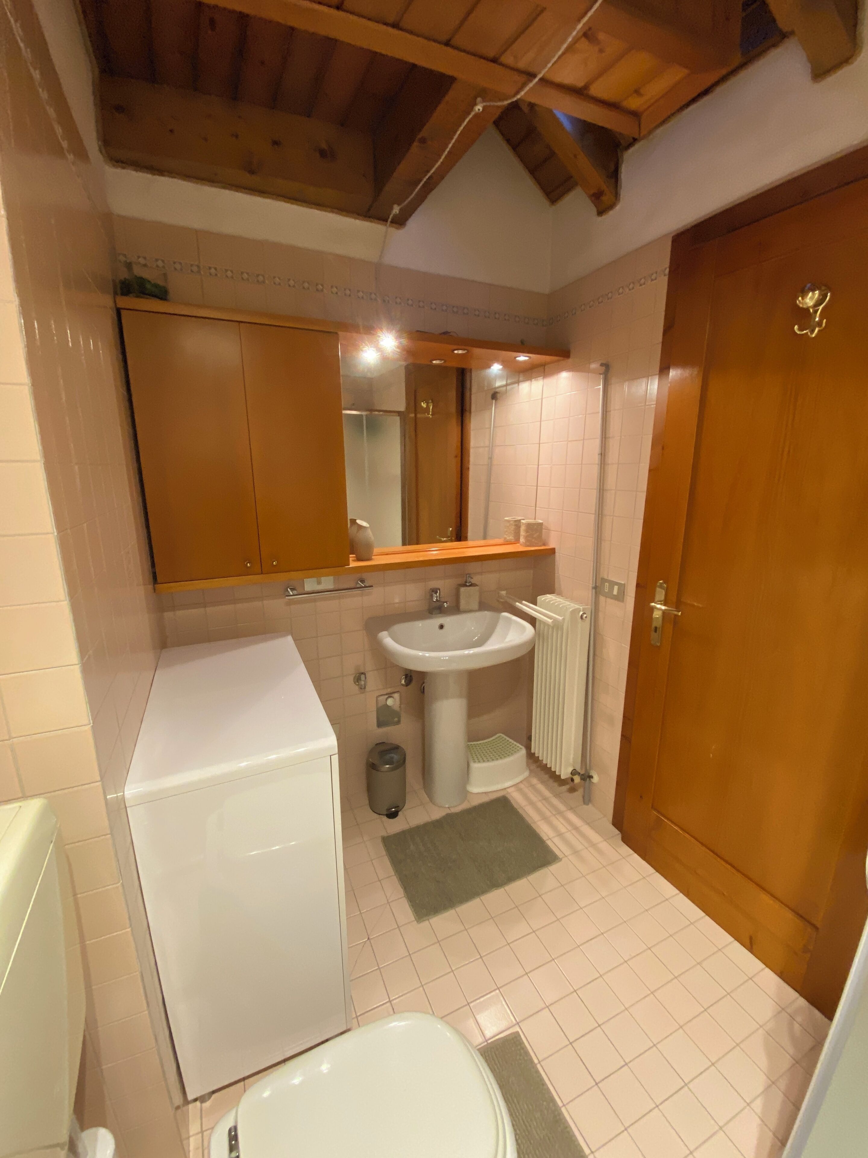 Dusche, Haartrockner, Bidet, Handtücher